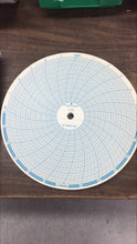 Load image into Gallery viewer, EL1703 - Graphic Controls 10" Circular Chart Recorder Paper, 0 to 100 Uniform Spacing, No Units, 24 Hours, 100/Box PN-10960707